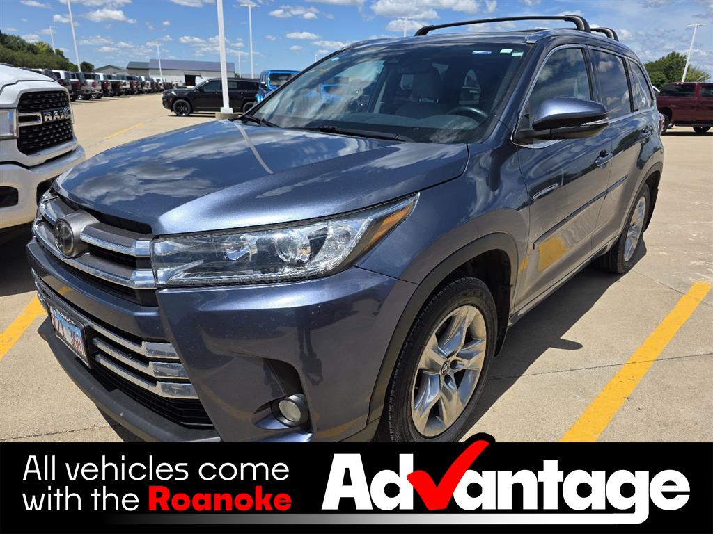 Shoreline Blue Pearl 2018 Toyota Highlander SUV / Crossover All-Wheel Drive 8-Speed Automatic