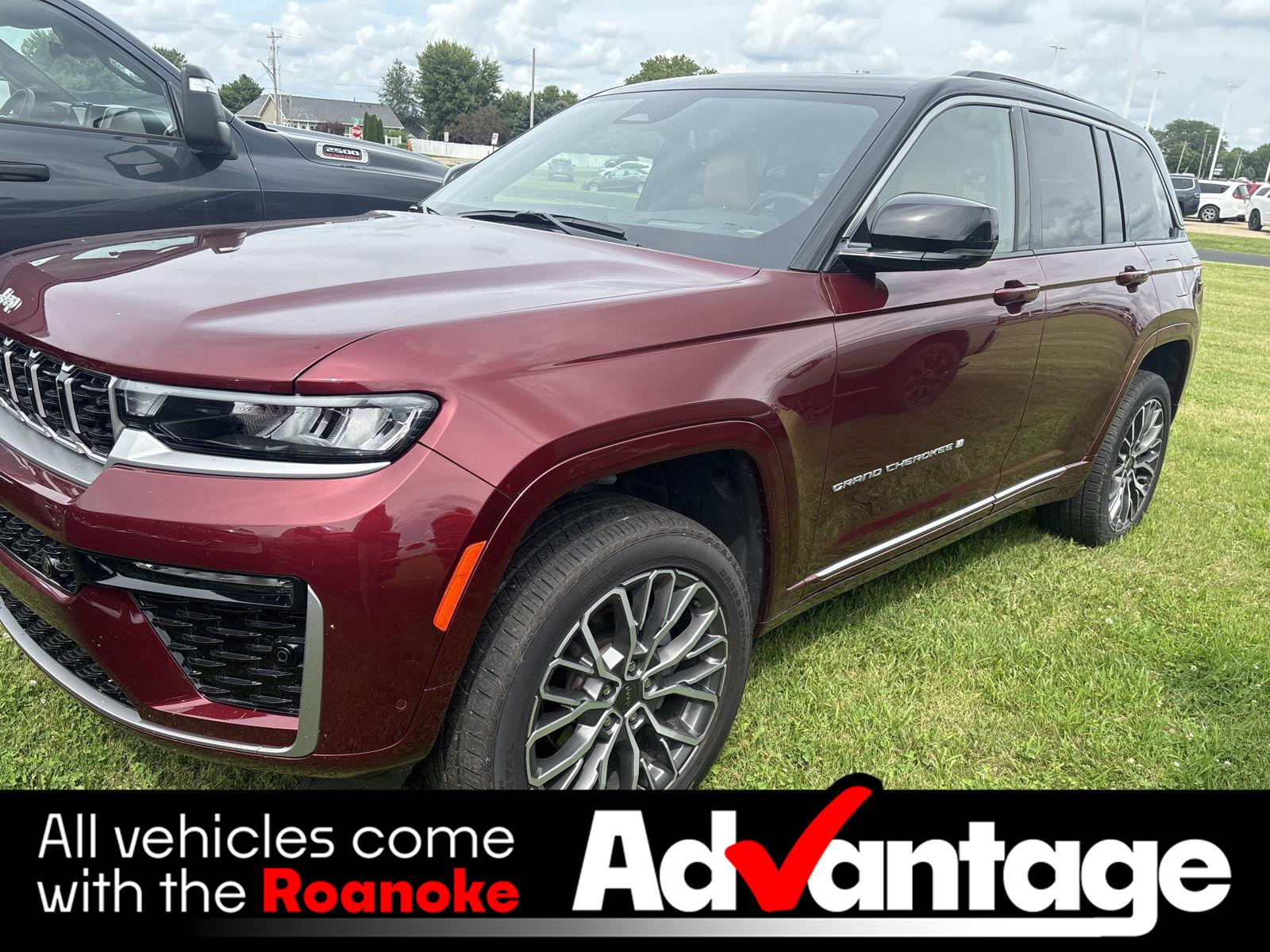 Velvet Red Pearlcoat 2026 Jeep Grand Cherokee SUV / Crossover Four-Wheel Drive 8-Speed Automatic