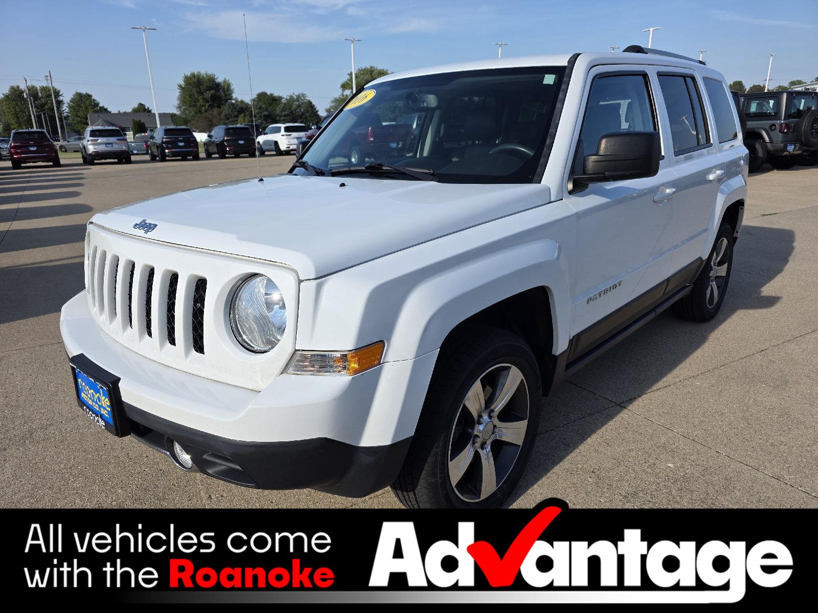 Bright White Clearcoat 2016 Jeep Patriot SUV / Crossover Four-Wheel Drive 6-Speed Automatic