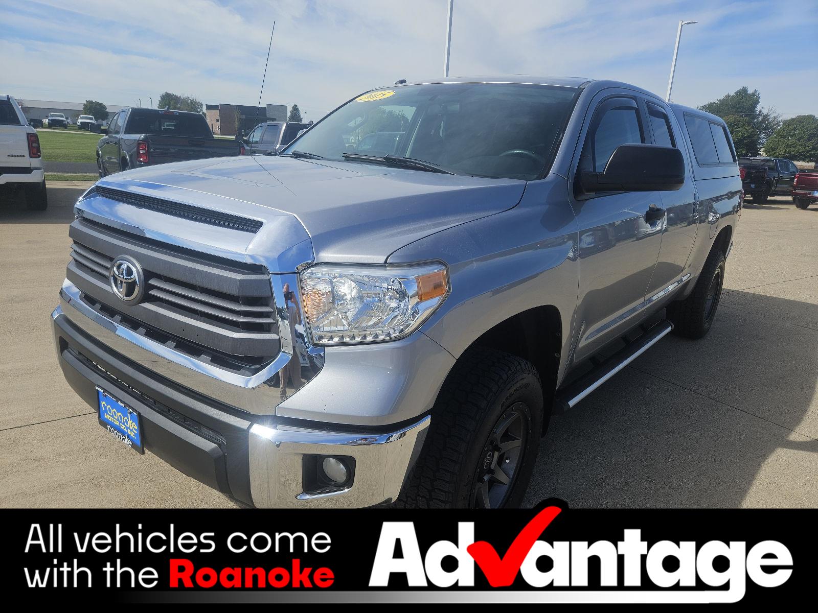 Silver 2015 Toyota Tundra Pickup Truck Four-Wheel Drive Automatic