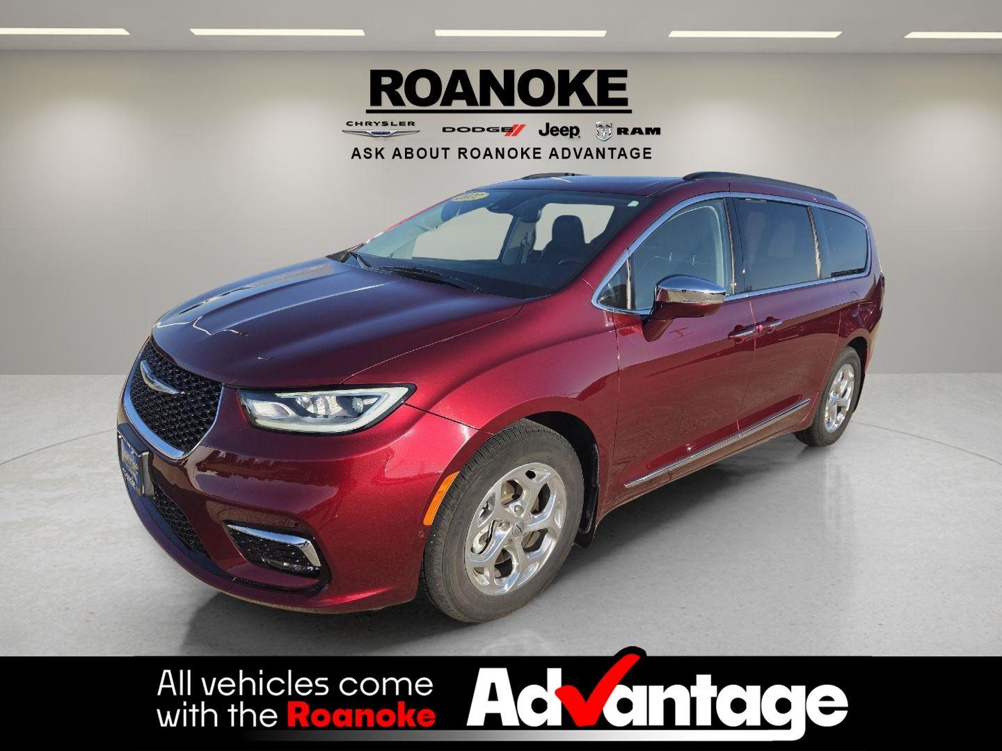 Velvet Red Pearlcoat 2022 Chrysler Pacifica Limited FWD Minivan Front-Wheel Drive 9-Speed Automatic