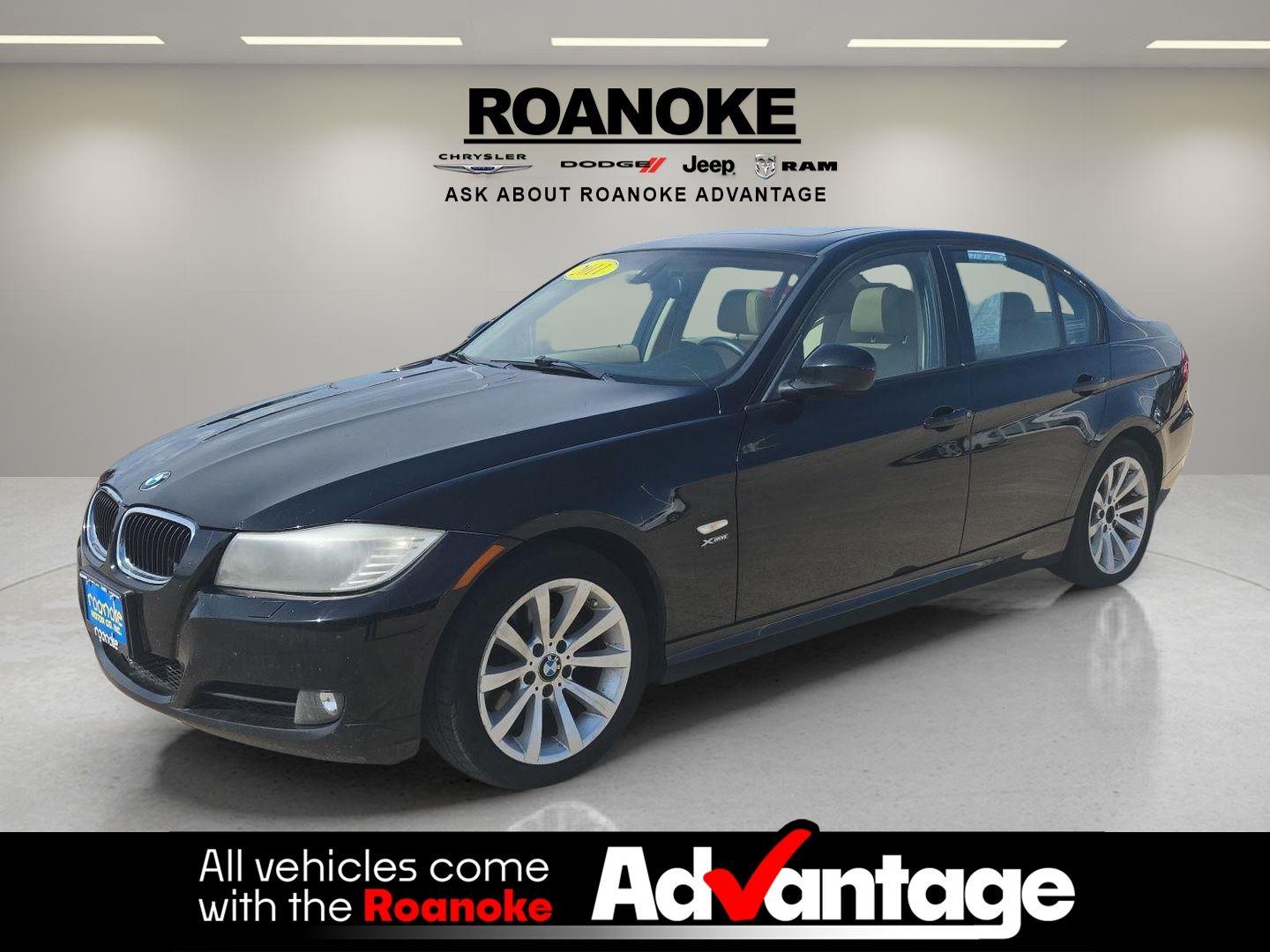 Jet Black 2011 BMW 3 Series 328i xDrive Sedan AWD Sedan All-Wheel Drive 6-Speed Manual