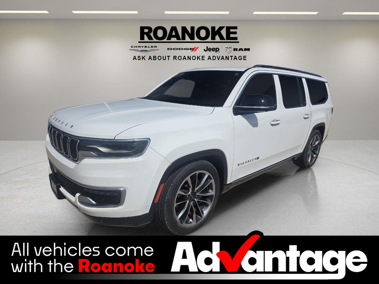 Bright White Clearcoat 2024 Jeep Wagoneer L SUV / Crossover Four-Wheel Drive 8-Speed Automatic