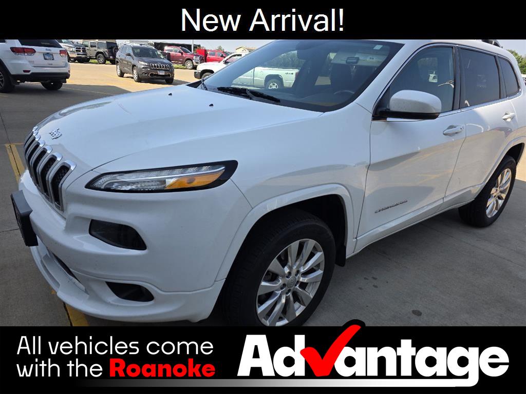 Bright White Clearcoat 2017 Jeep Cherokee Overland 4WD SUV / Crossover Four-Wheel Drive 9-Speed Automatic