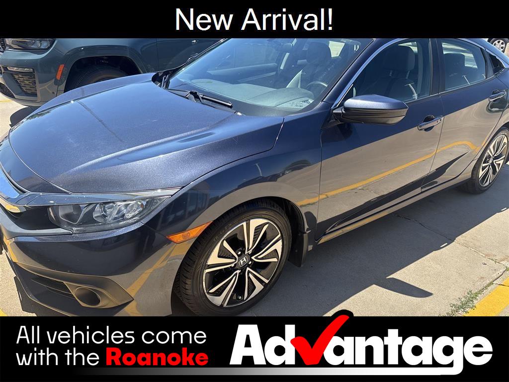 Blue 2018 Honda Civic Sedan Front-Wheel Drive
