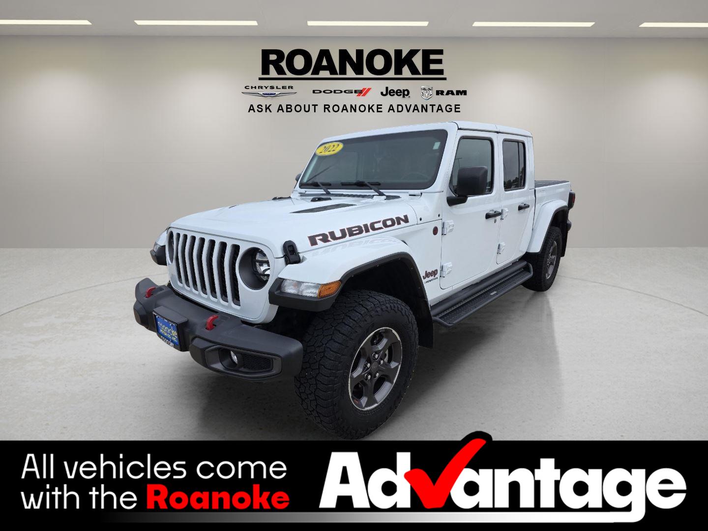 Bright White Clearcoat 2022 Jeep Gladiator Pickup Truck Four-Wheel Drive 8-Speed Automatic