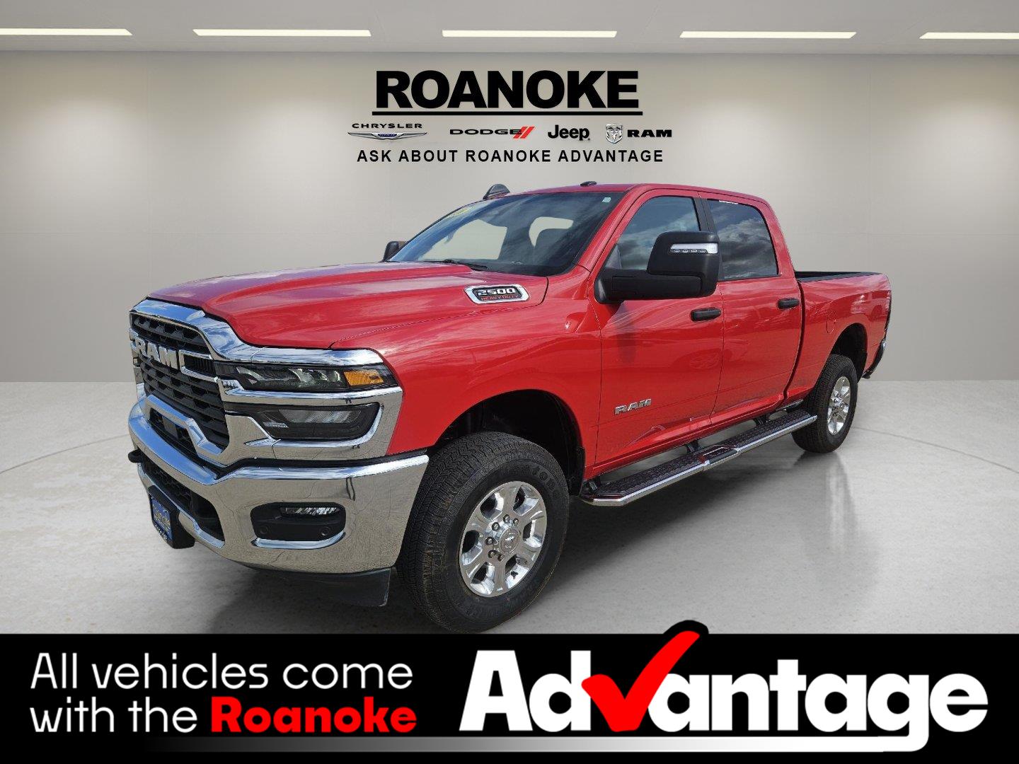 Flame Red Clearcoat 2026 RAM 2500 Pickup Truck Four-Wheel Drive 8-Speed Automatic