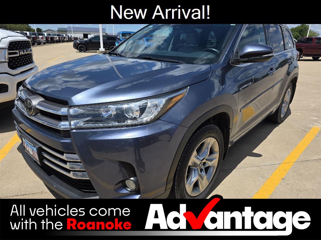 Shoreline Blue Pearl 2018 Toyota Highlander SUV / Crossover All-Wheel Drive 8-Speed Automatic