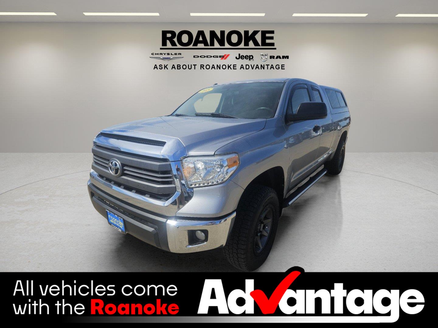 Silver 2015 Toyota Tundra Pickup Truck Four-Wheel Drive Automatic