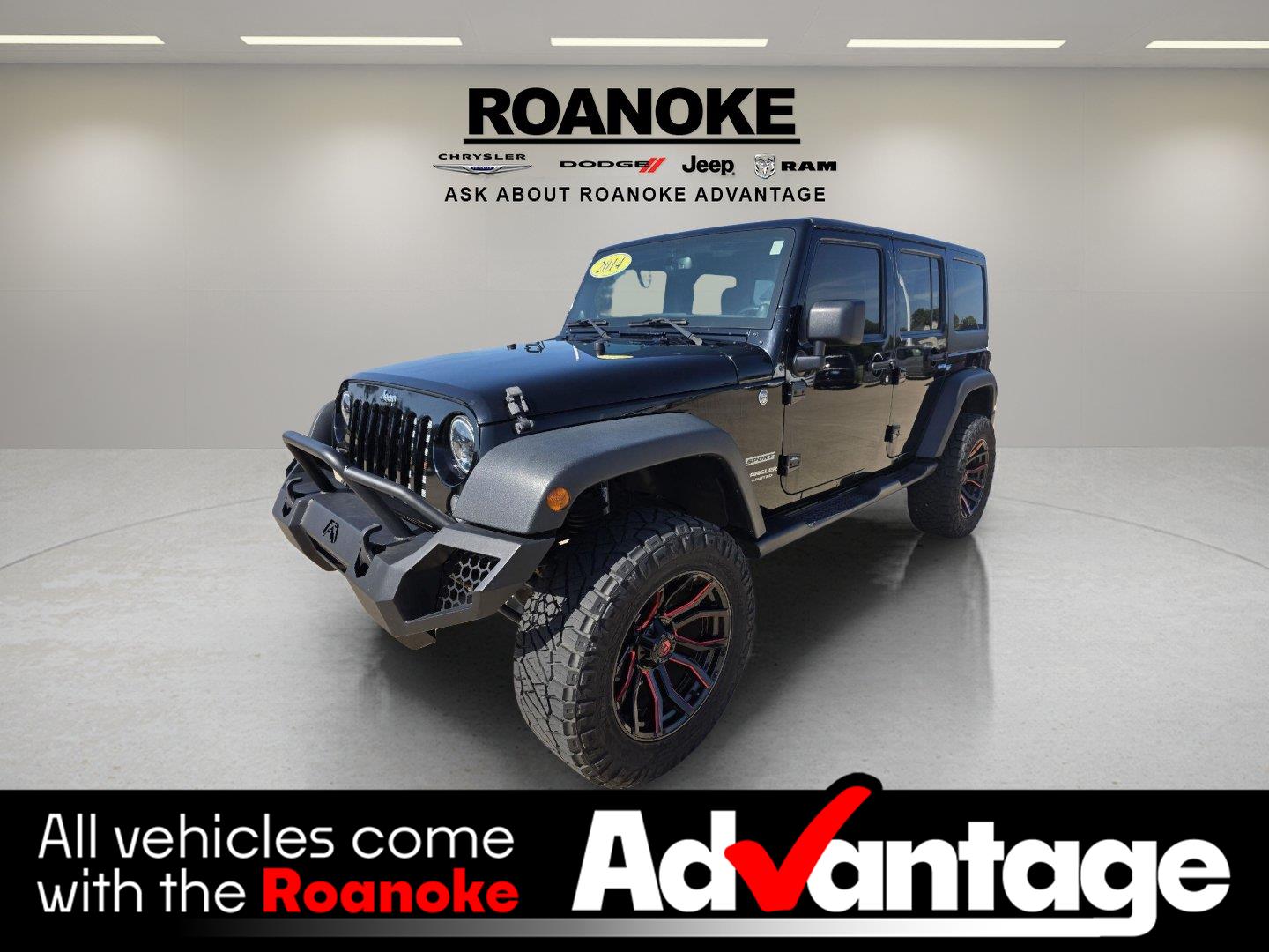 Black Clearcoat 2014 Jeep Wrangler SUV / Crossover Four-Wheel Drive 5-Speed Automatic
