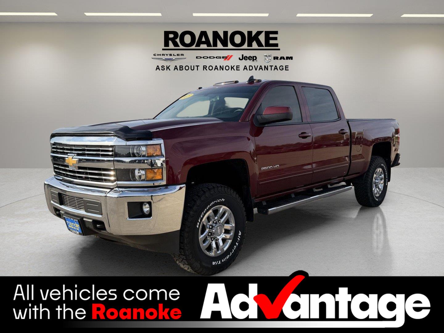 Victory Red 2015 Chevrolet Silverado 2500HD Pickup Truck Four-Wheel Drive 6-Speed Automatic