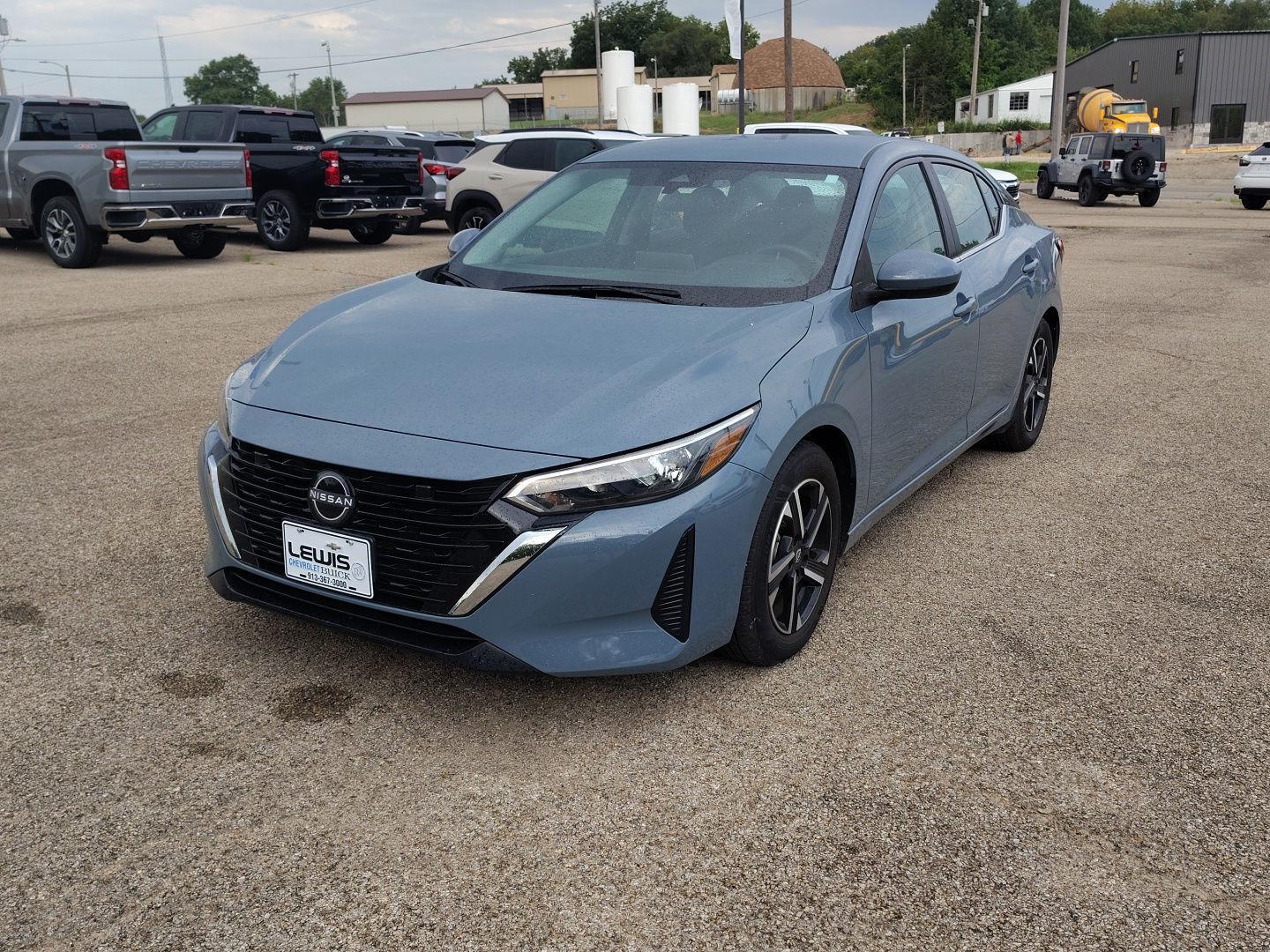 Atlantic Gray Metallic 2025 Nissan Sentra Sedan Front-Wheel Drive Continuously Variable Transmission