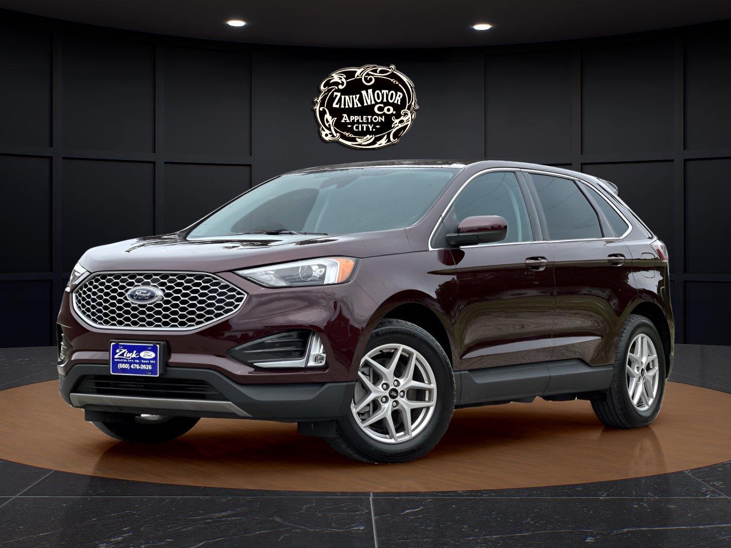 Red (Burgundy Velvet Metallic Tinted Clearcoat) 2024 Ford Edge SUV / Crossover All-Wheel Drive 8-Speed Automatic