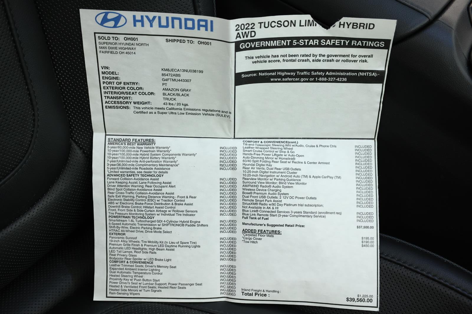 2022 Hyundai Tucson Hybrid Limited 50