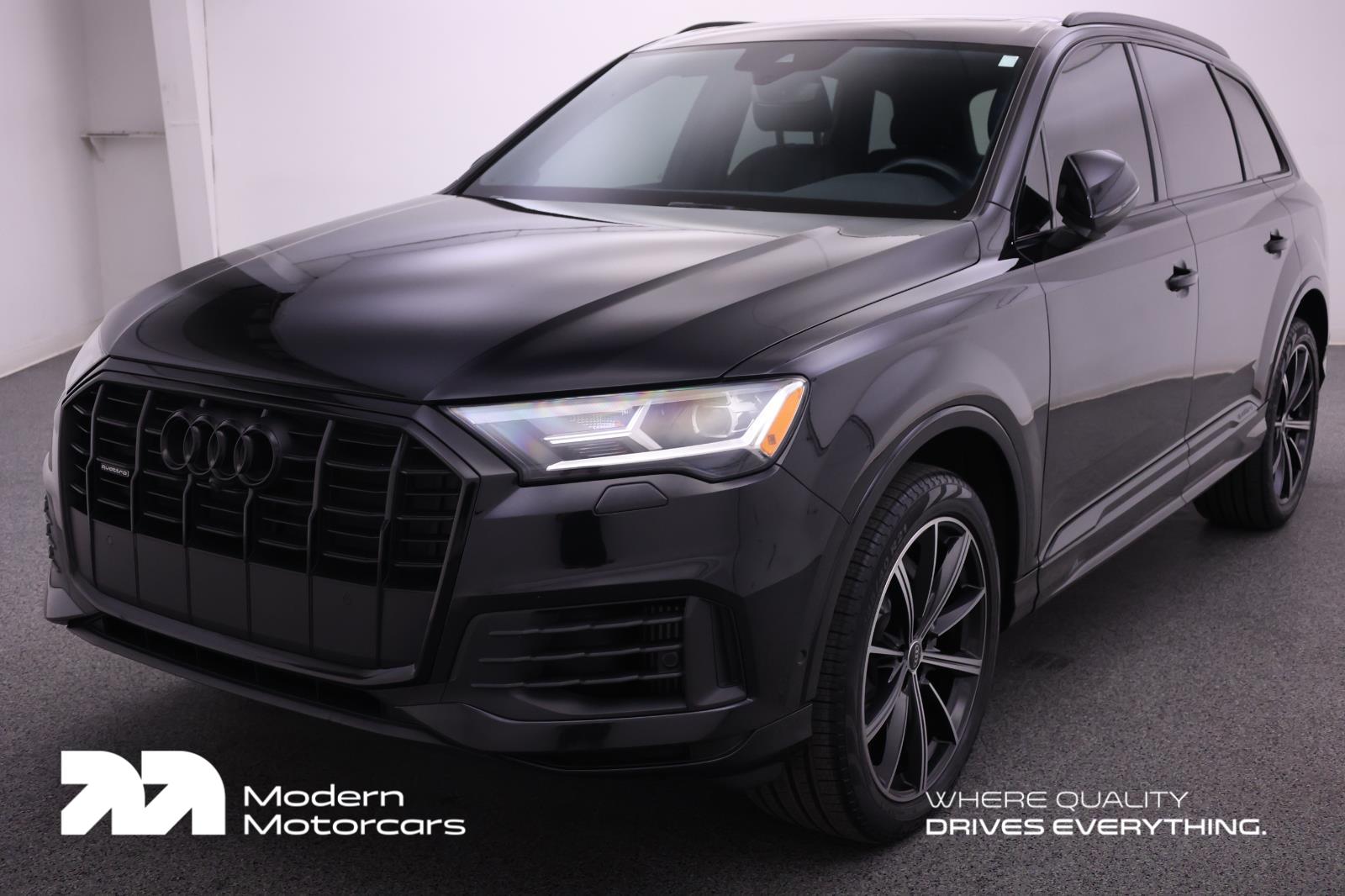 Night Black 2021 Audi Q7 quattro Premium Plus 55 TFSI SUV / Crossover All-Wheel Drive Automatic