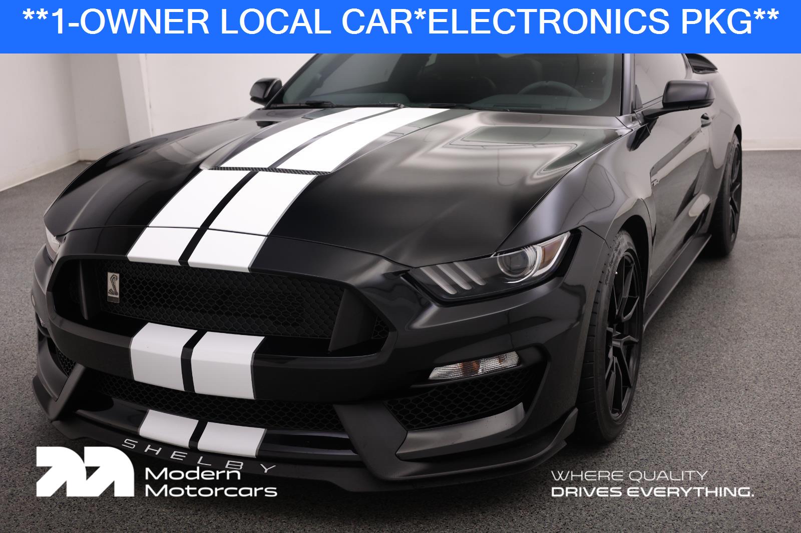 Gray (Magnetic Metallic) 2019 Ford Mustang Shelby GT350 Fastback RWD Coupe Rear-Wheel Drive 6-Speed Manual