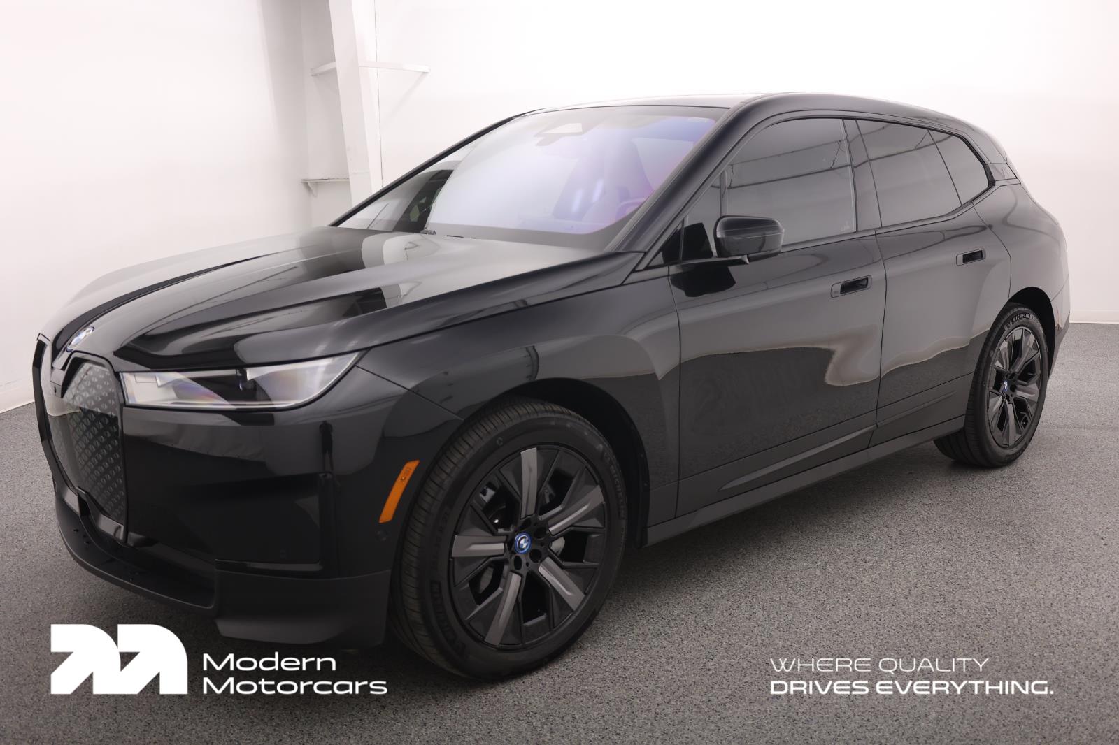 Black Sapphire Metallic 2025 BMW iX xDrive50 AWD SUV / Crossover All-Wheel Drive Automatic