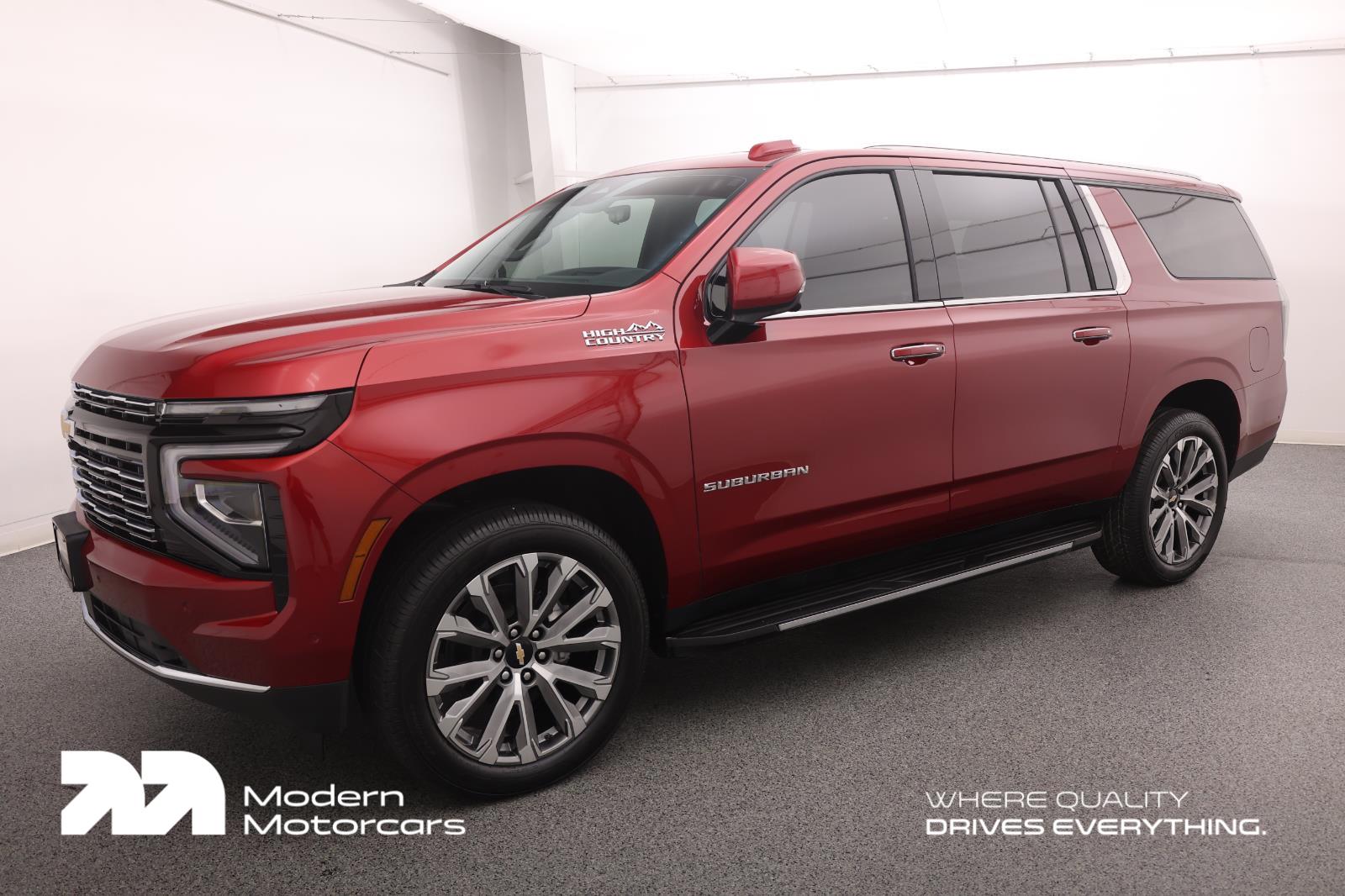 Radiant Red Tintcoat 2025 Chevrolet Suburban High Country 4WD SUV / Crossover Four-Wheel Drive Automatic