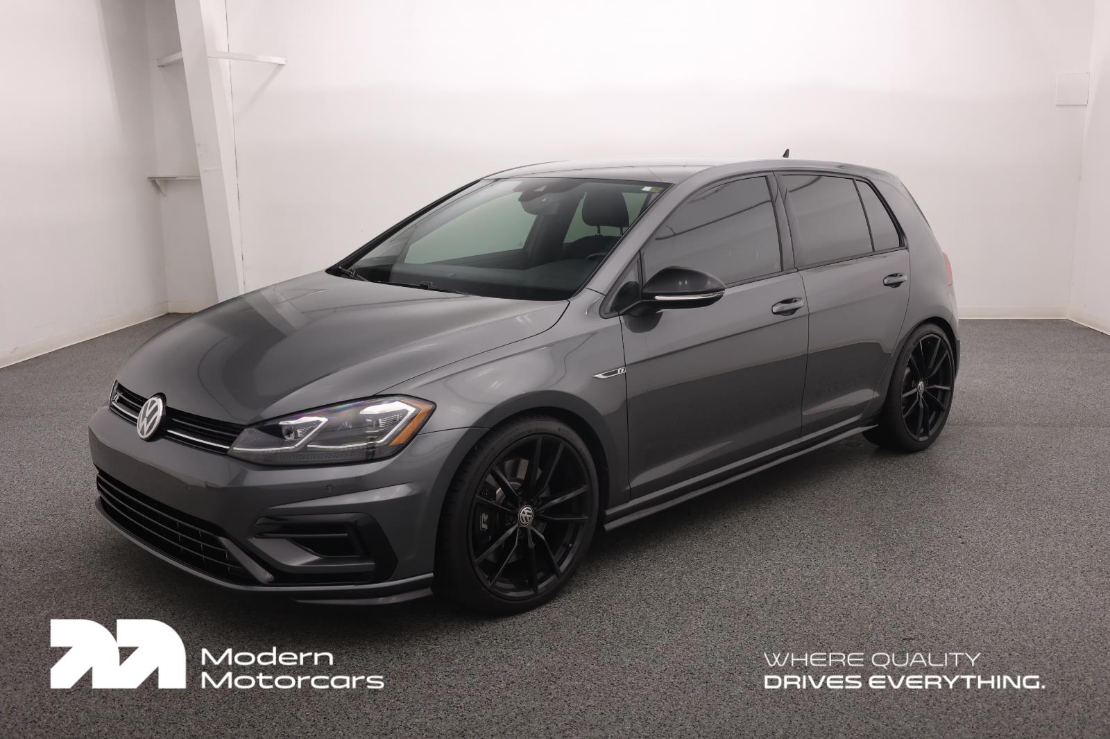 Indium Gray Metallic 2019 Volkswagen Golf R AWD Hatchback All-Wheel Drive Manual
