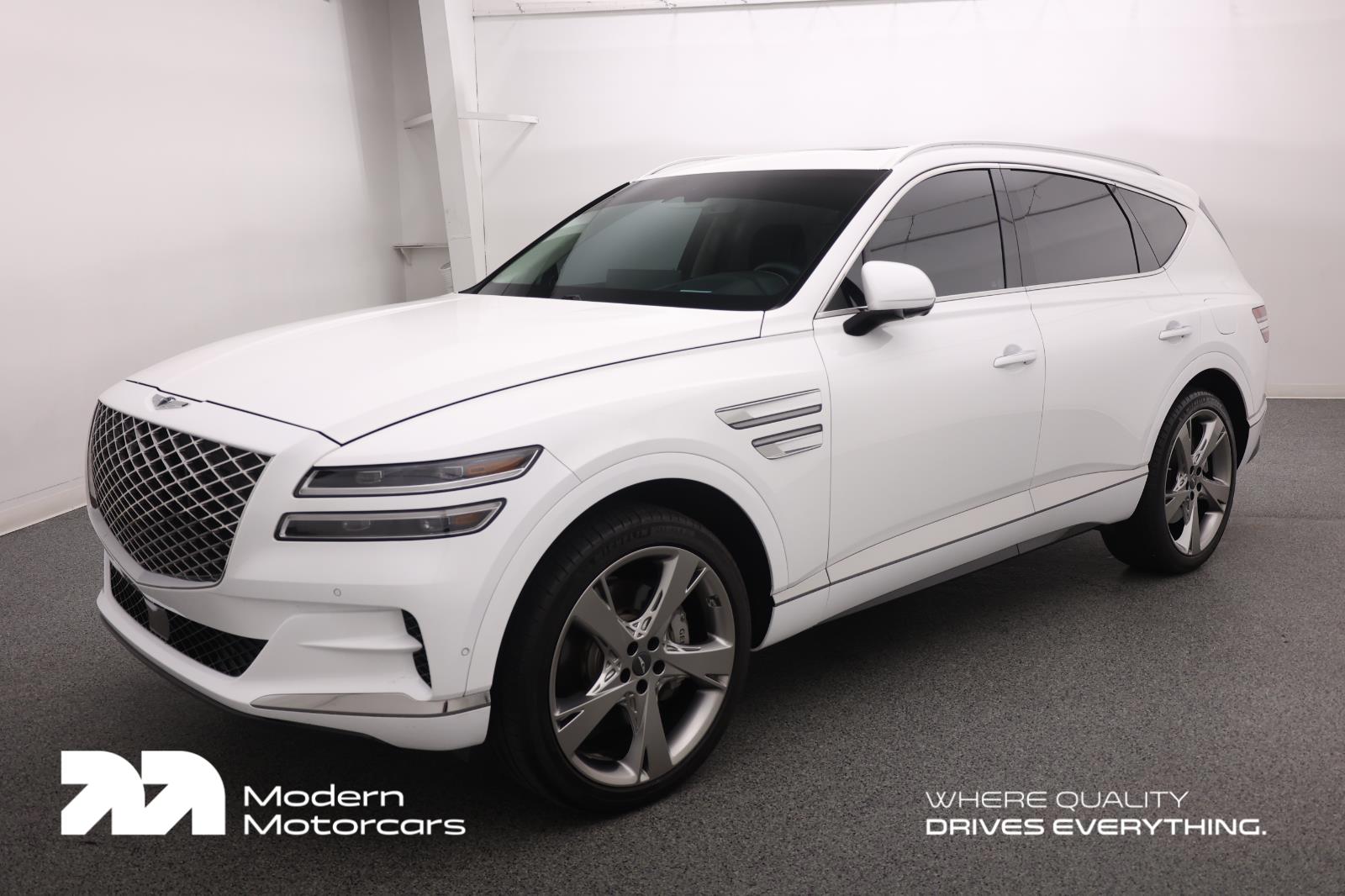Alta White 2024 Genesis GV80 SUV / Crossover All-Wheel Drive Automatic