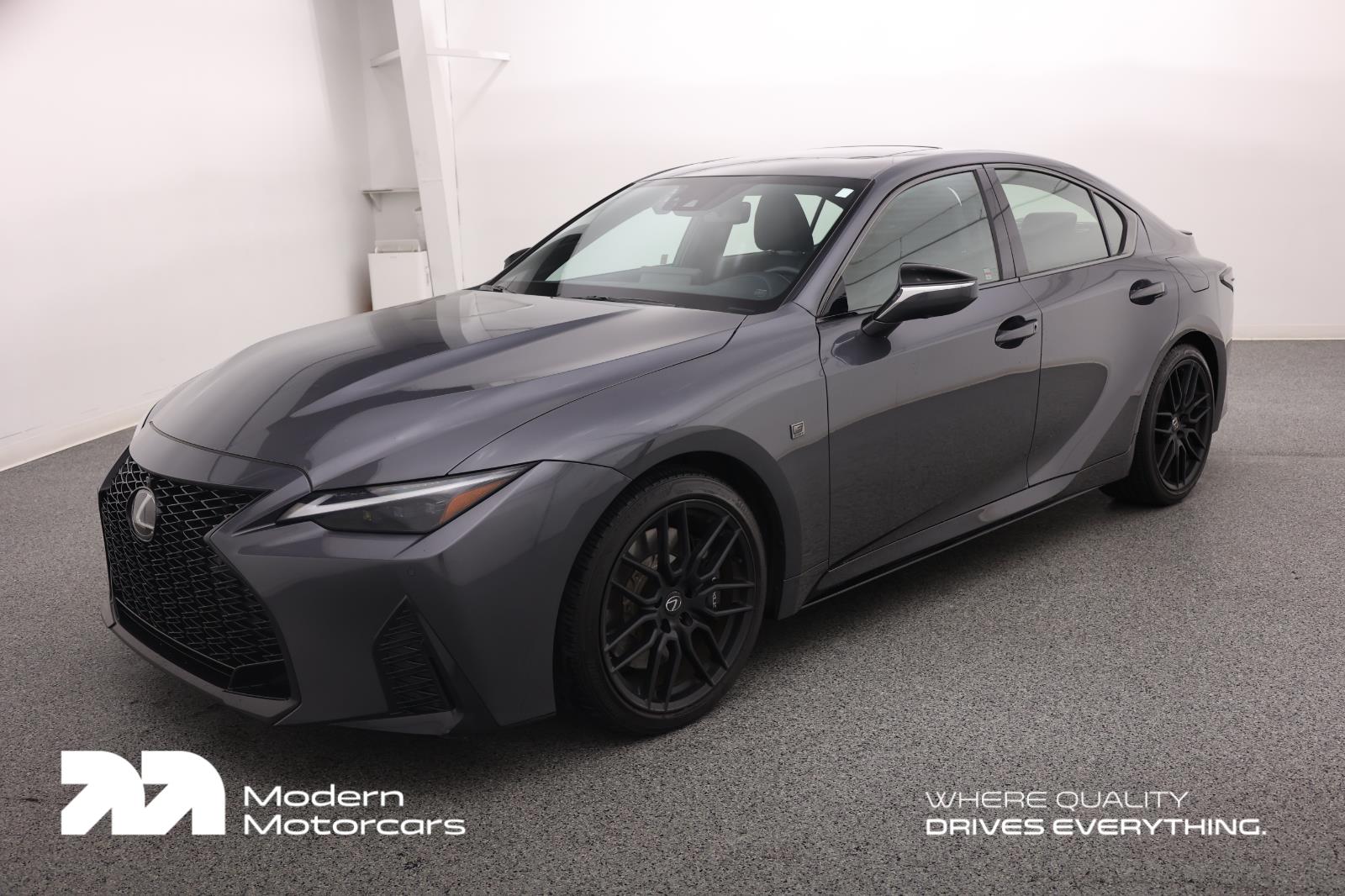 Cloudburst Gray 2023 Lexus IS Sedan Rear-Wheel Drive Automatic