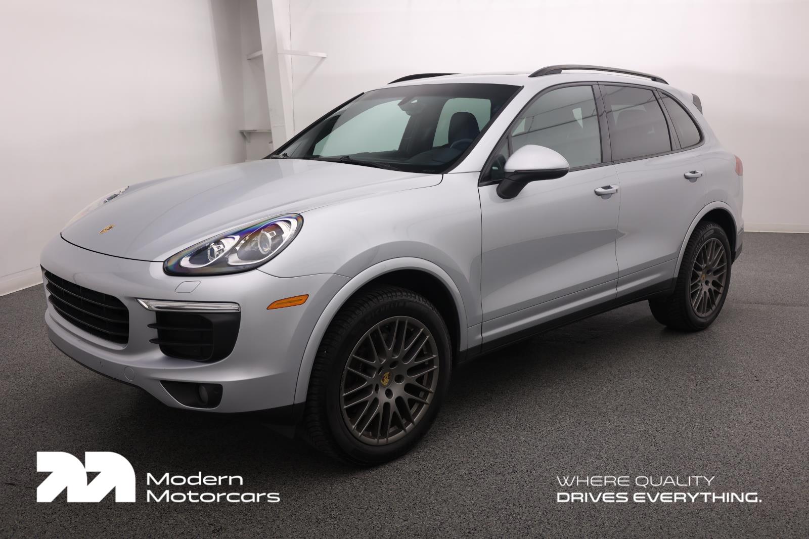 Rhodium Silver Metallic 2017 Porsche Cayenne SUV / Crossover All-Wheel Drive Automatic