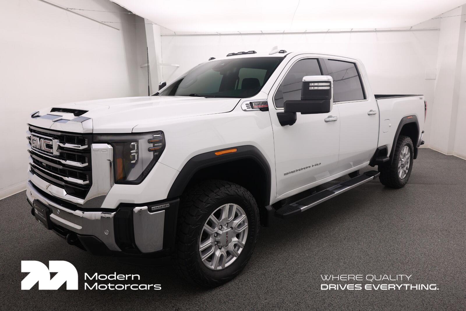 Summit White 2024 GMC Sierra 2500HD Pickup Truck Four-Wheel Drive Automatic
