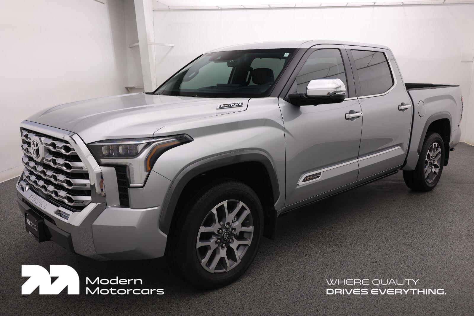Celestial Silver Metallic 2025 Toyota Tundra Hybrid Pickup Truck Four-Wheel Drive Automatic