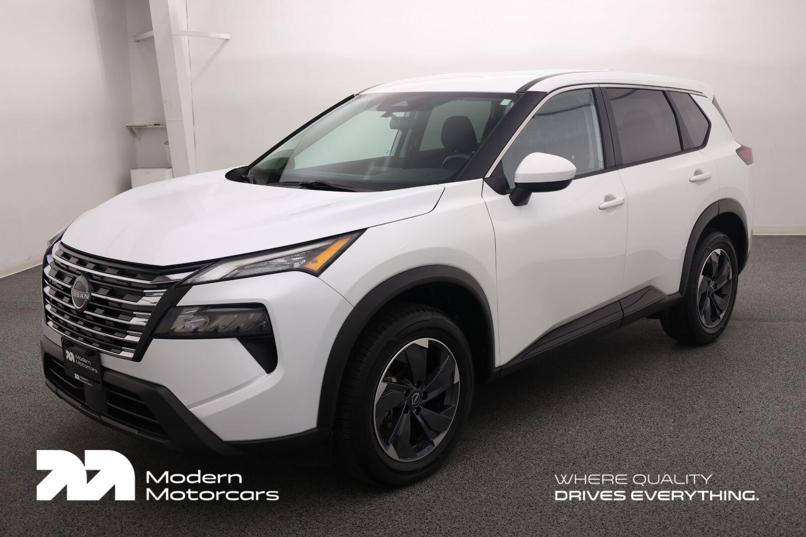 Everest White Pearl 2024 Nissan Rogue SUV / Crossover All-Wheel Drive Continuously Variable Transmission