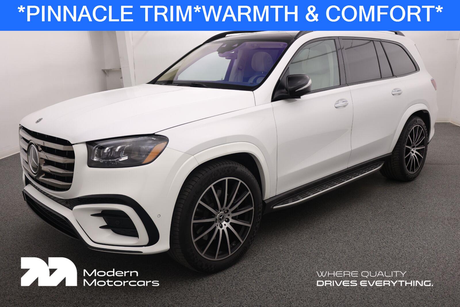 MANUFAKTUR Moonlight White Metallic 2024 Mercedes-Benz GLS SUV / Crossover All-Wheel Drive Automatic