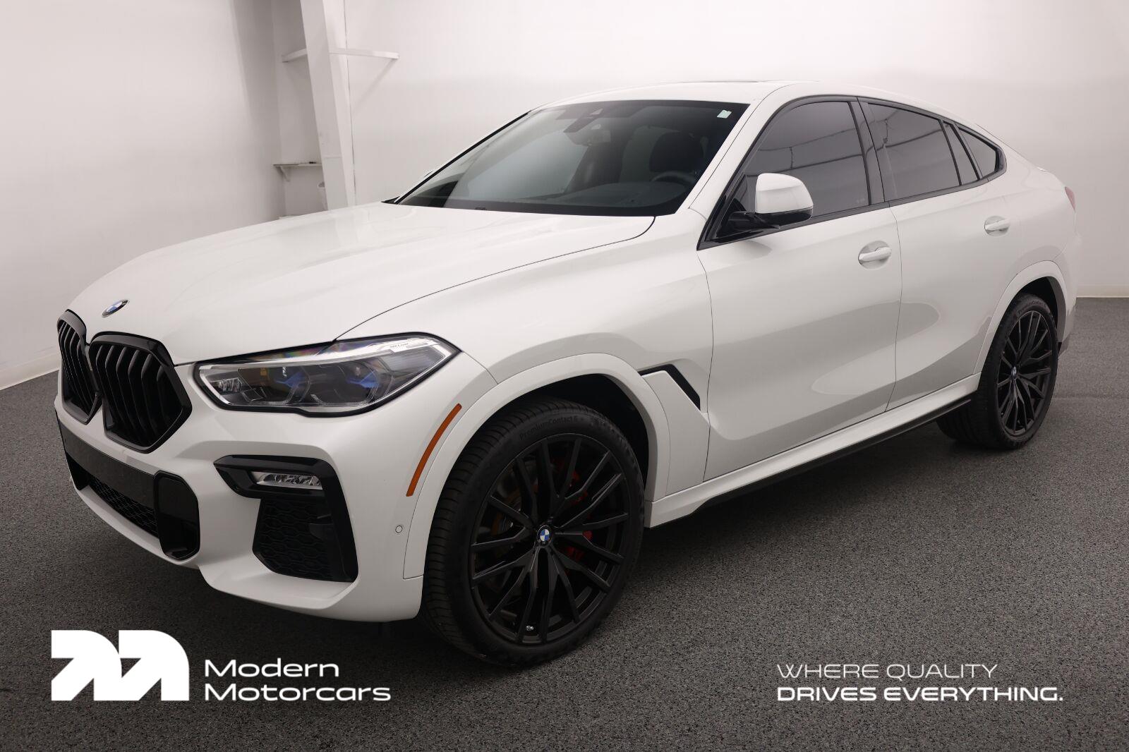 Mineral White Metallic 2021 BMW X6 SUV / Crossover All-Wheel Drive Automatic