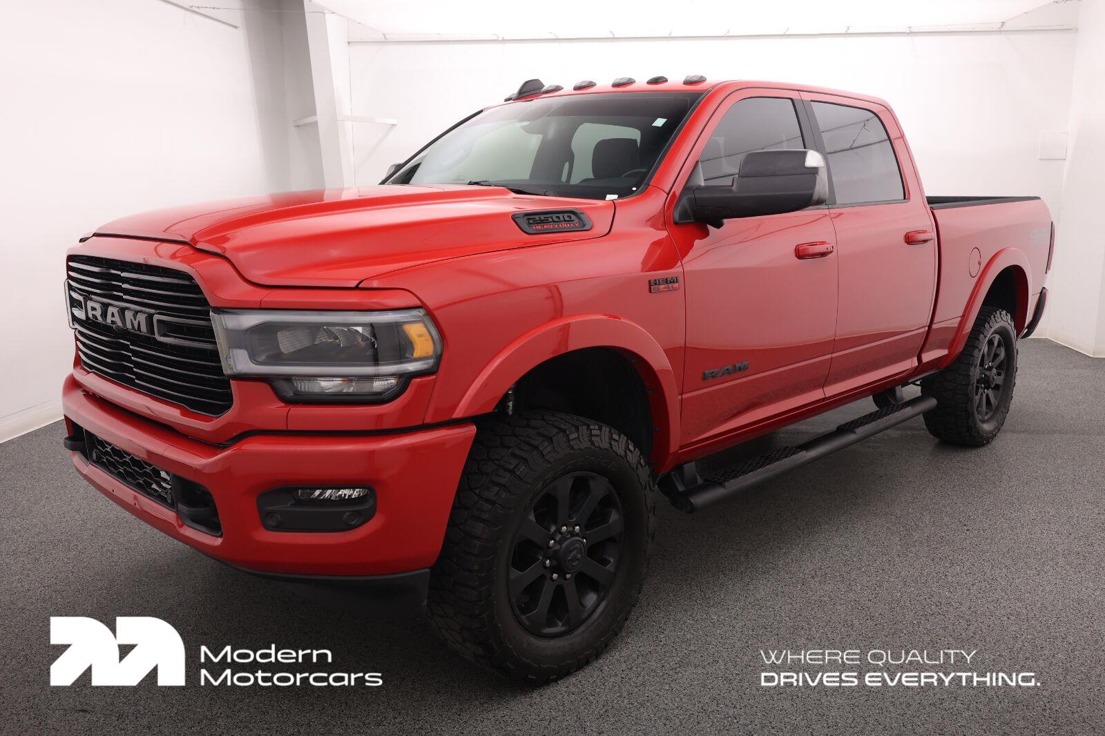 Flame Red Clearcoat 2022 RAM 2500 Pickup Truck Four-Wheel Drive 8-Speed Automatic
