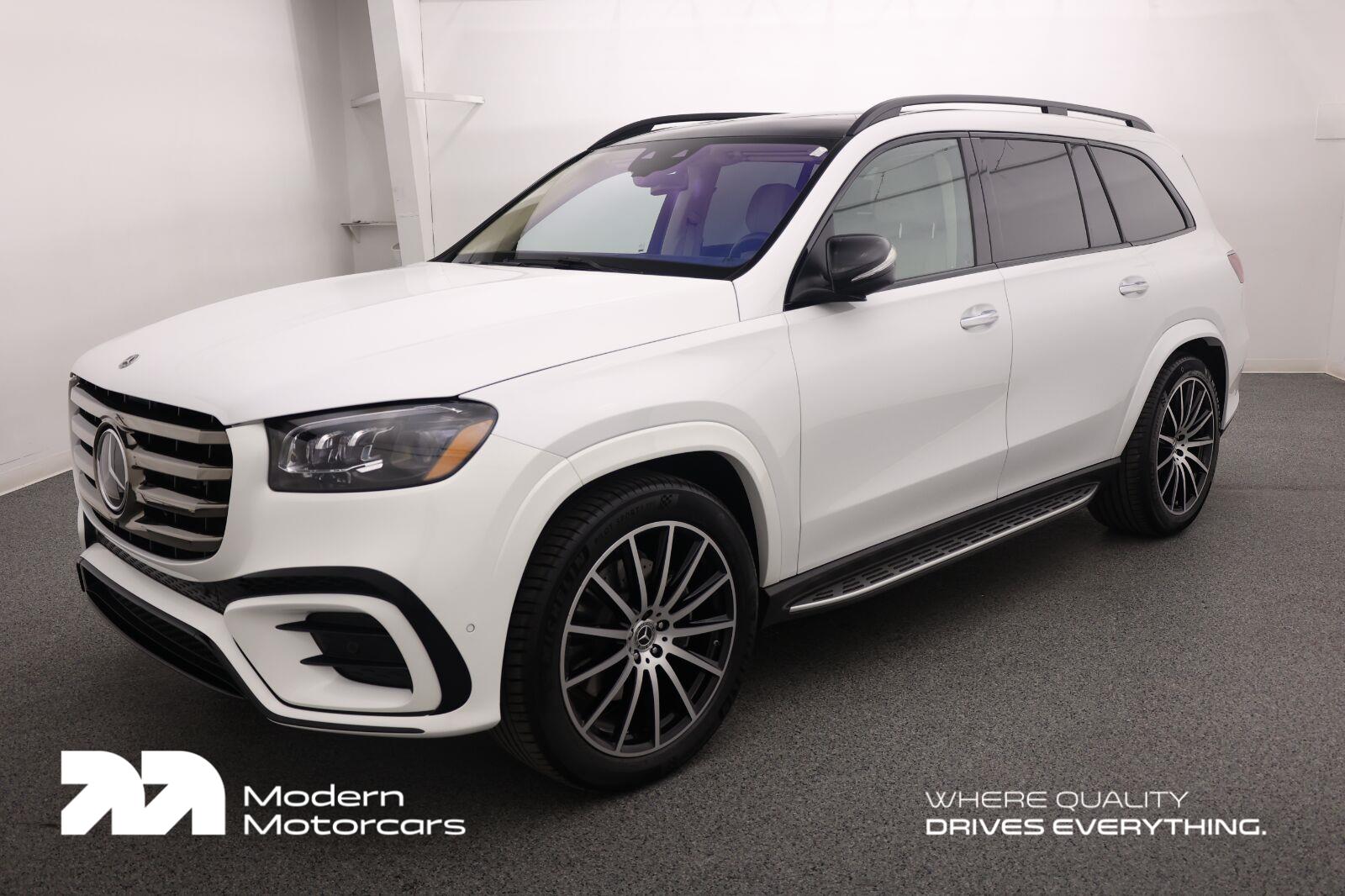 MANUFAKTUR Moonlight White Metallic 2024 Mercedes-Benz GLS SUV / Crossover All-Wheel Drive Automatic