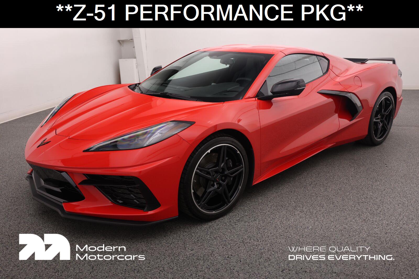 Torch Red 2023 Chevrolet Corvette Coupe Rear-Wheel Drive 8-Speed Dual Clutch