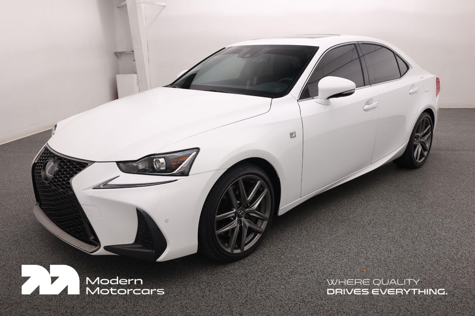 Ultra White 2020 Lexus IS Sedan All-Wheel Drive Automatic