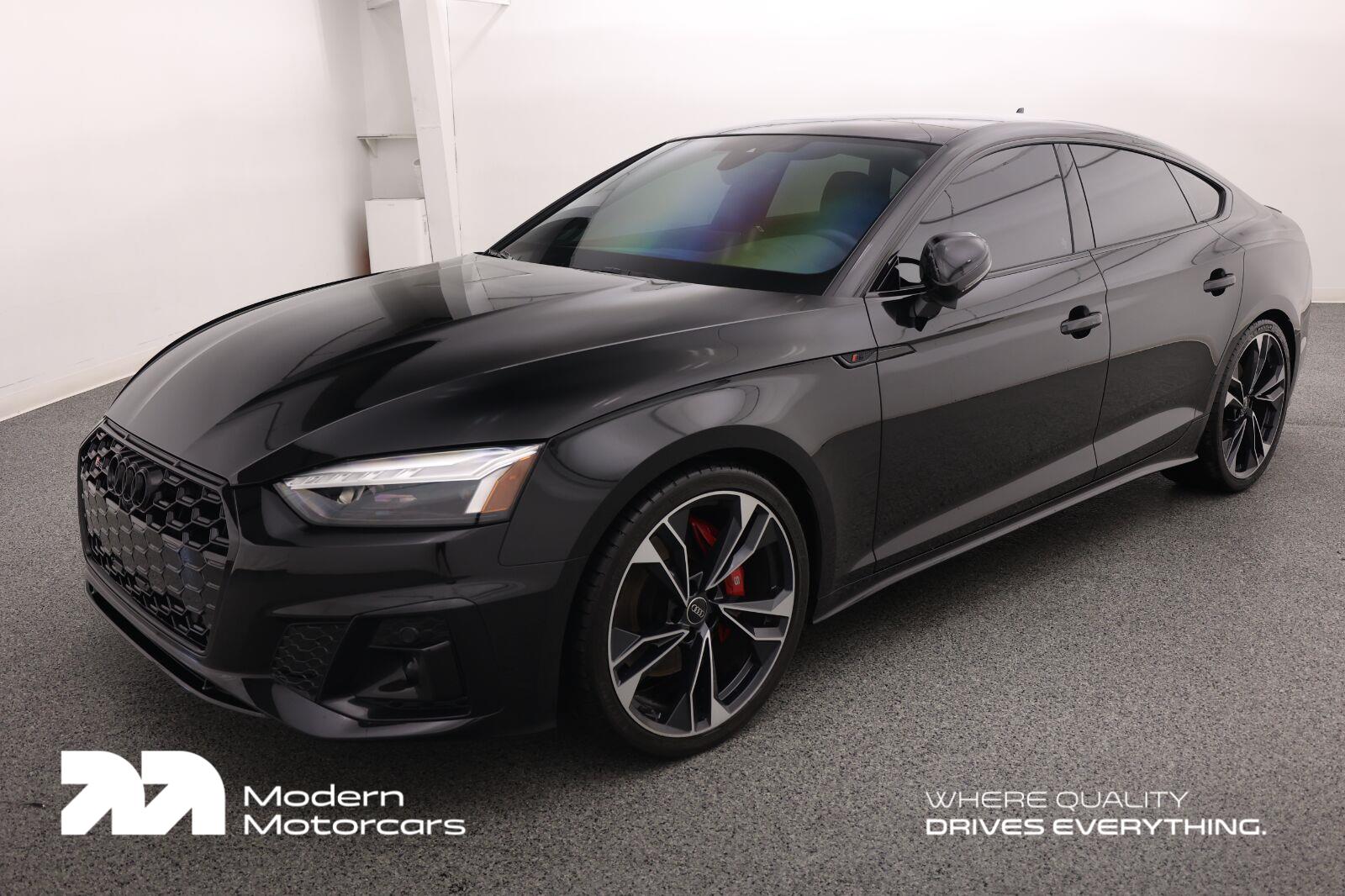 Mythos Black Metallic 2024 Audi S5 Sportback Sedan All-Wheel Drive Automatic