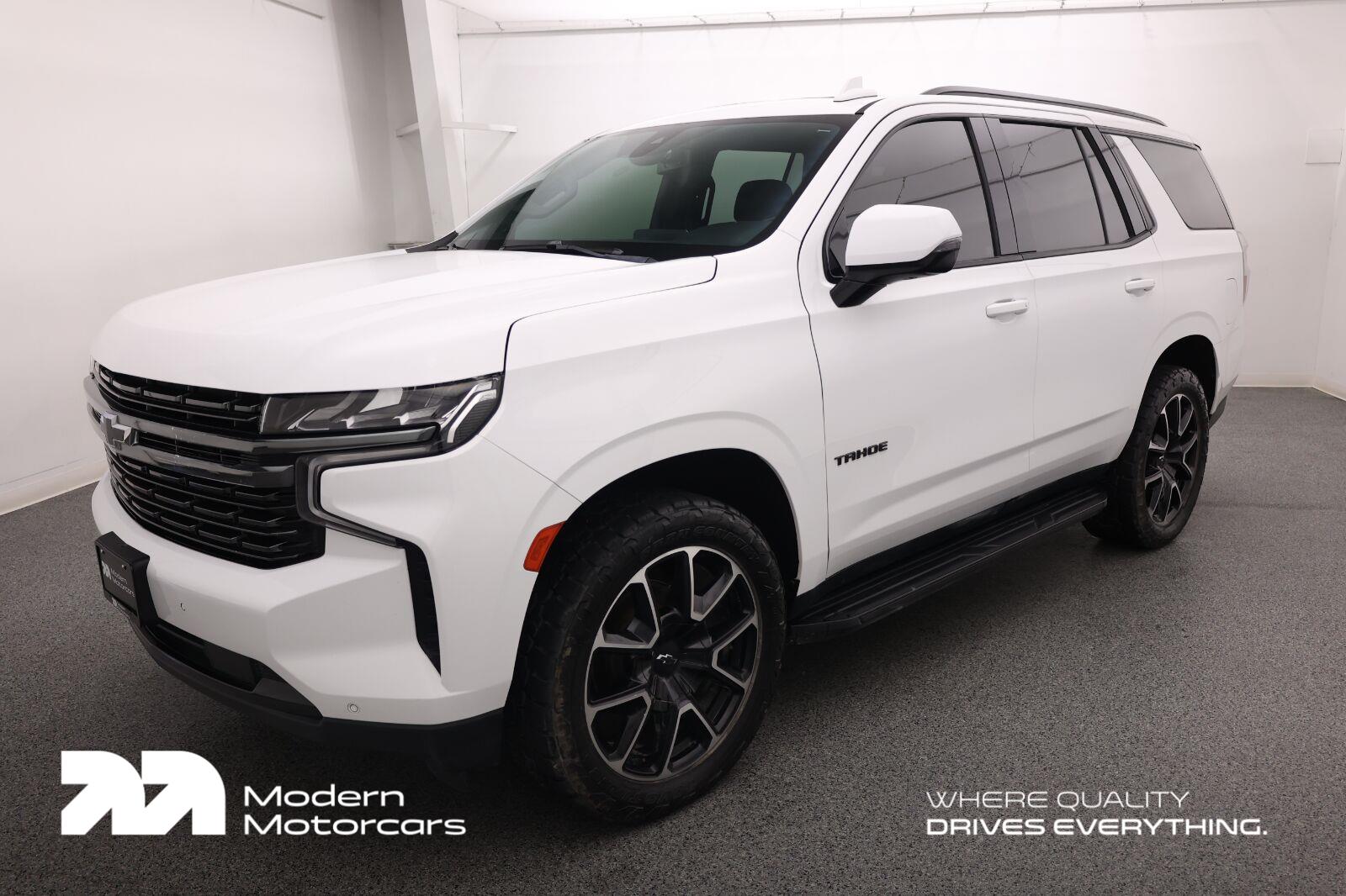 Summit White 2021 Chevrolet Tahoe SUV / Crossover Four-Wheel Drive Automatic