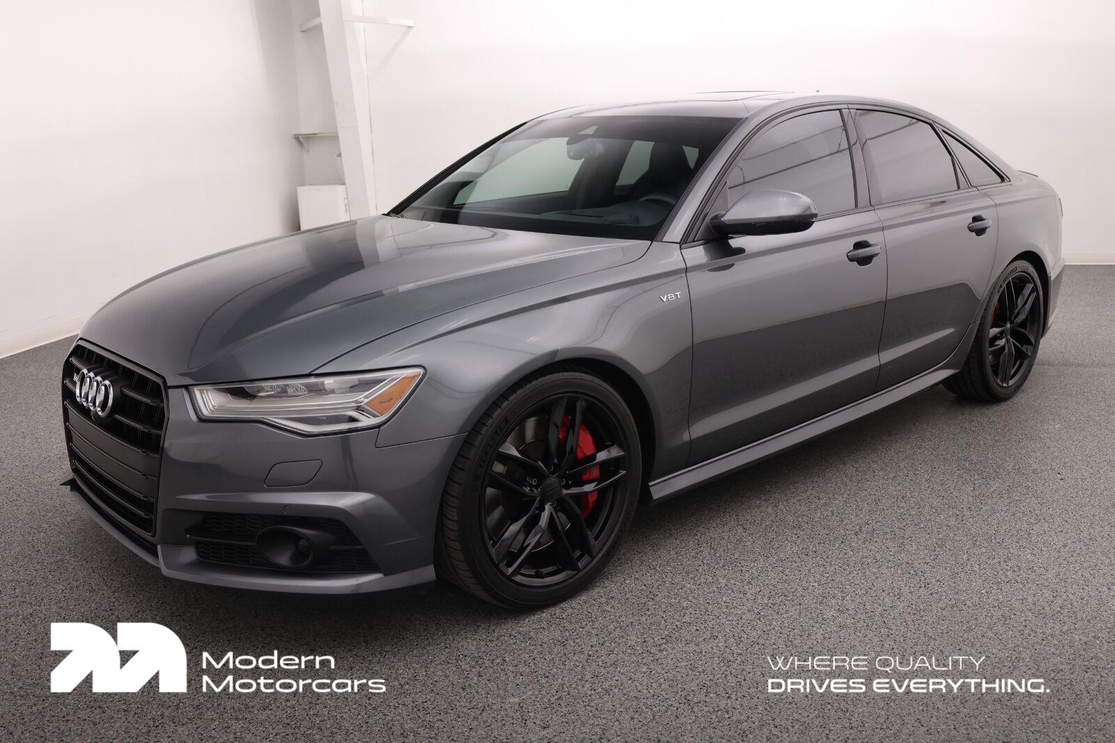 Daytona Gray Pearl Effect 2018 Audi S6 Sedan All-Wheel Drive Automatic