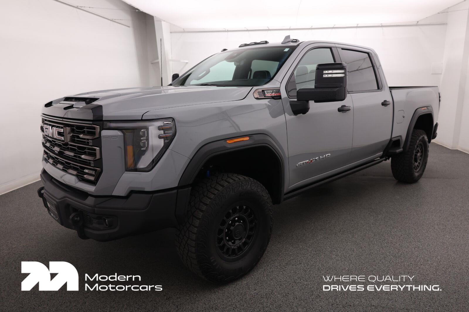 Thunderstorm Gray 2025 GMC Sierra 2500HD Pickup Truck Four-Wheel Drive Automatic