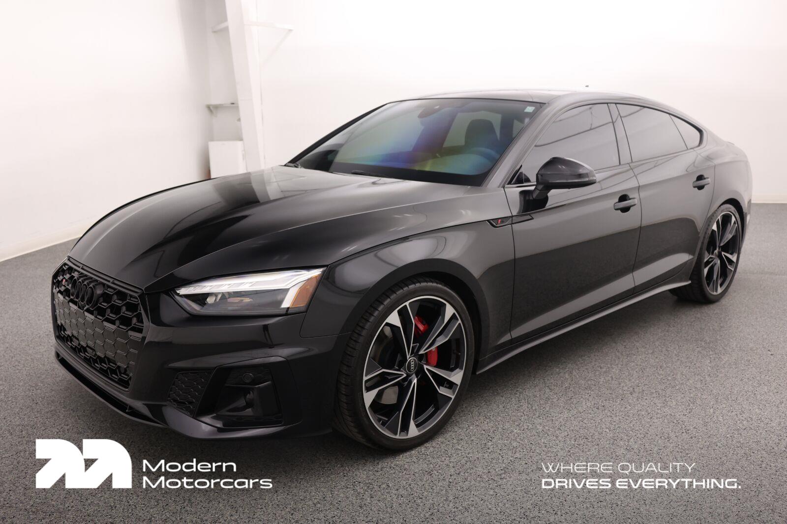 Mythos Black Metallic 2024 Audi S5 Sportback Sedan All-Wheel Drive Automatic