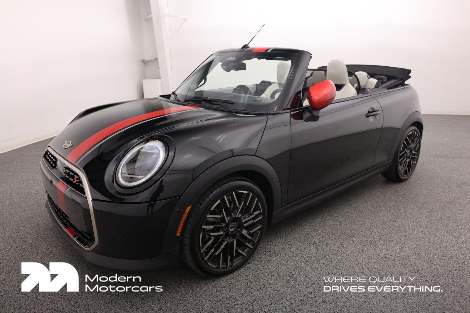 Midnight Black II Metallic 2026 MINI Cooper Convertible Front-Wheel Drive 7-Speed Dual Clutch