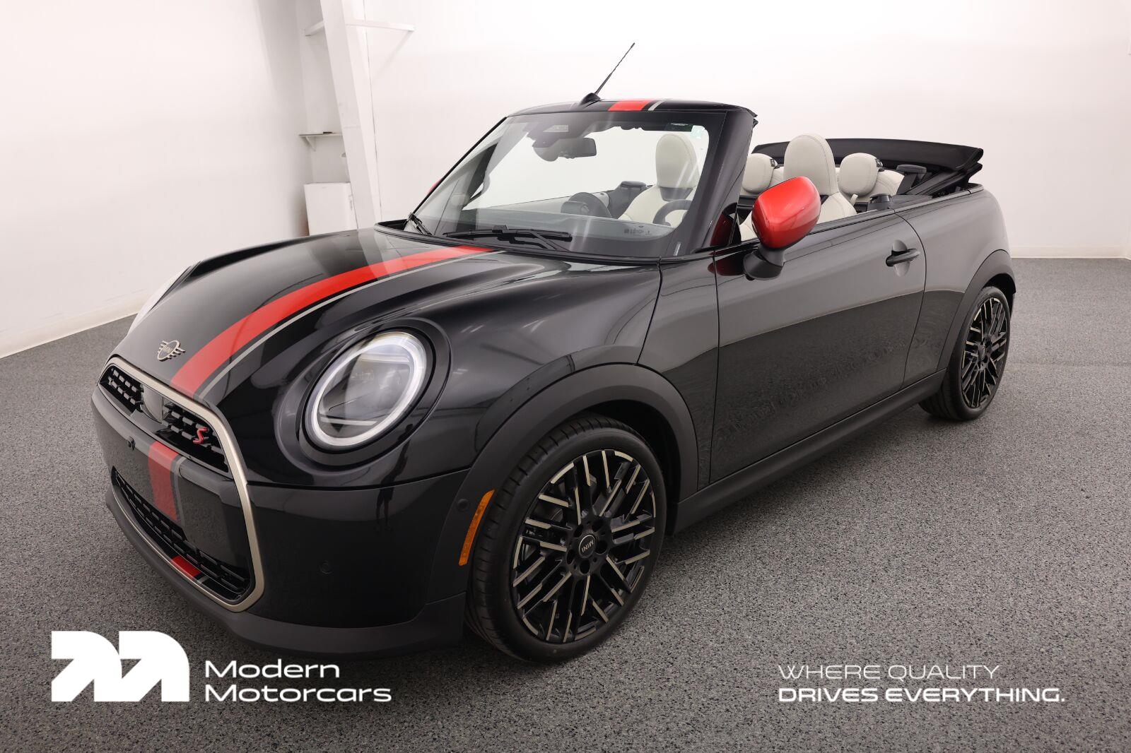 Midnight Black II Metallic 2026 MINI Cooper Convertible Front-Wheel Drive 7-Speed Dual Clutch