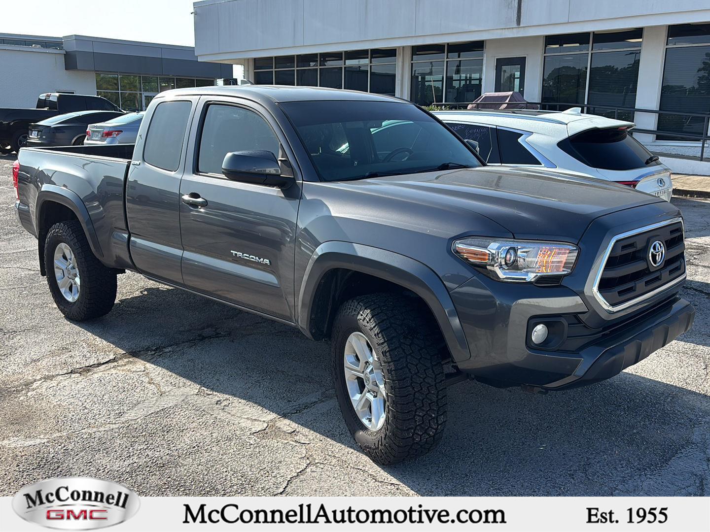 Magnetic Gray Metallic 2017 Toyota Tacoma SR5 V6 Access Cab 4WD Pickup Truck Four-Wheel Drive Automatic