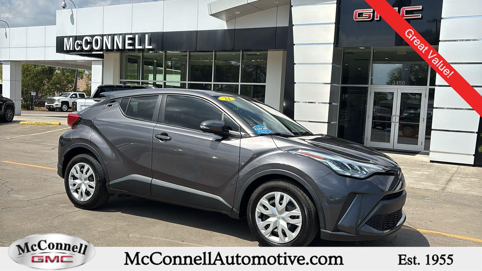 Magnetic Gray Metallic 2021 Toyota C-HR LE FWD SUV / Crossover Front-Wheel Drive Continuously Variable Transmission
