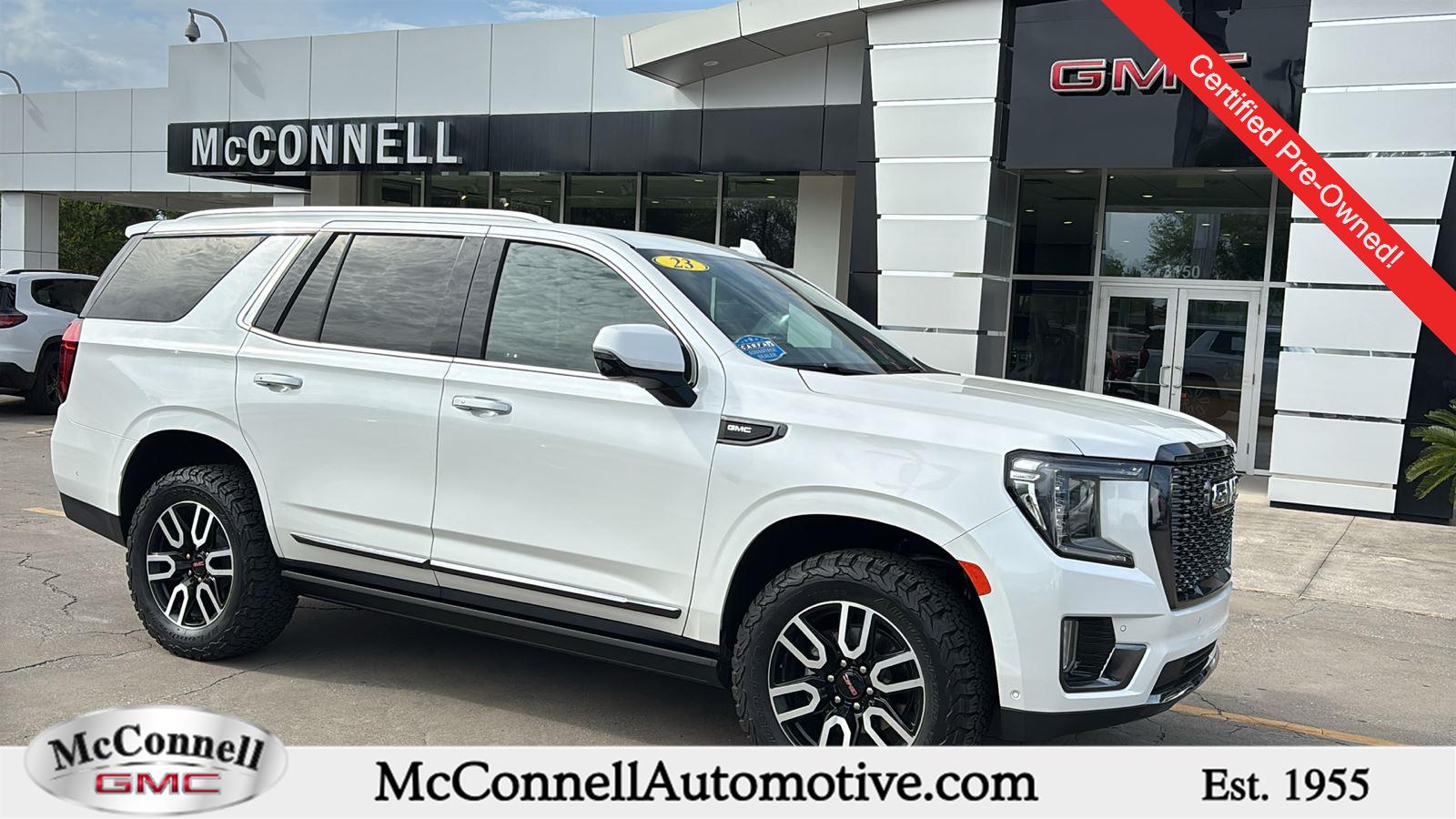 White Frost Tricoat 2023 GMC Yukon Denali Ultimate 4WD SUV / Crossover Four-Wheel Drive Automatic