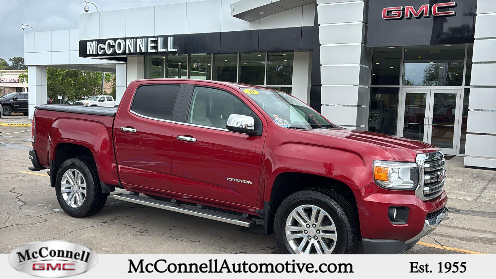 Red Quartz Tintcoat 2019 GMC Canyon SLT Crew Cab RWD Pickup Truck 4X2 8-Speed Automatic