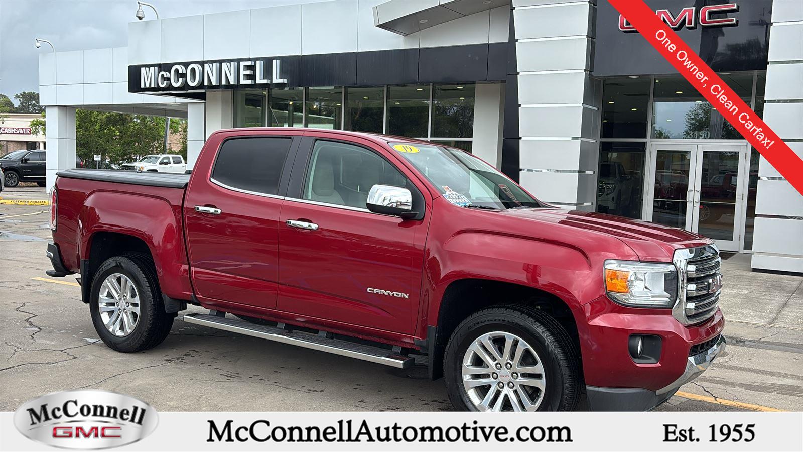 Red Quartz Tintcoat 2019 GMC Canyon SLT Crew Cab RWD Pickup Truck 4X2 8-Speed Automatic
