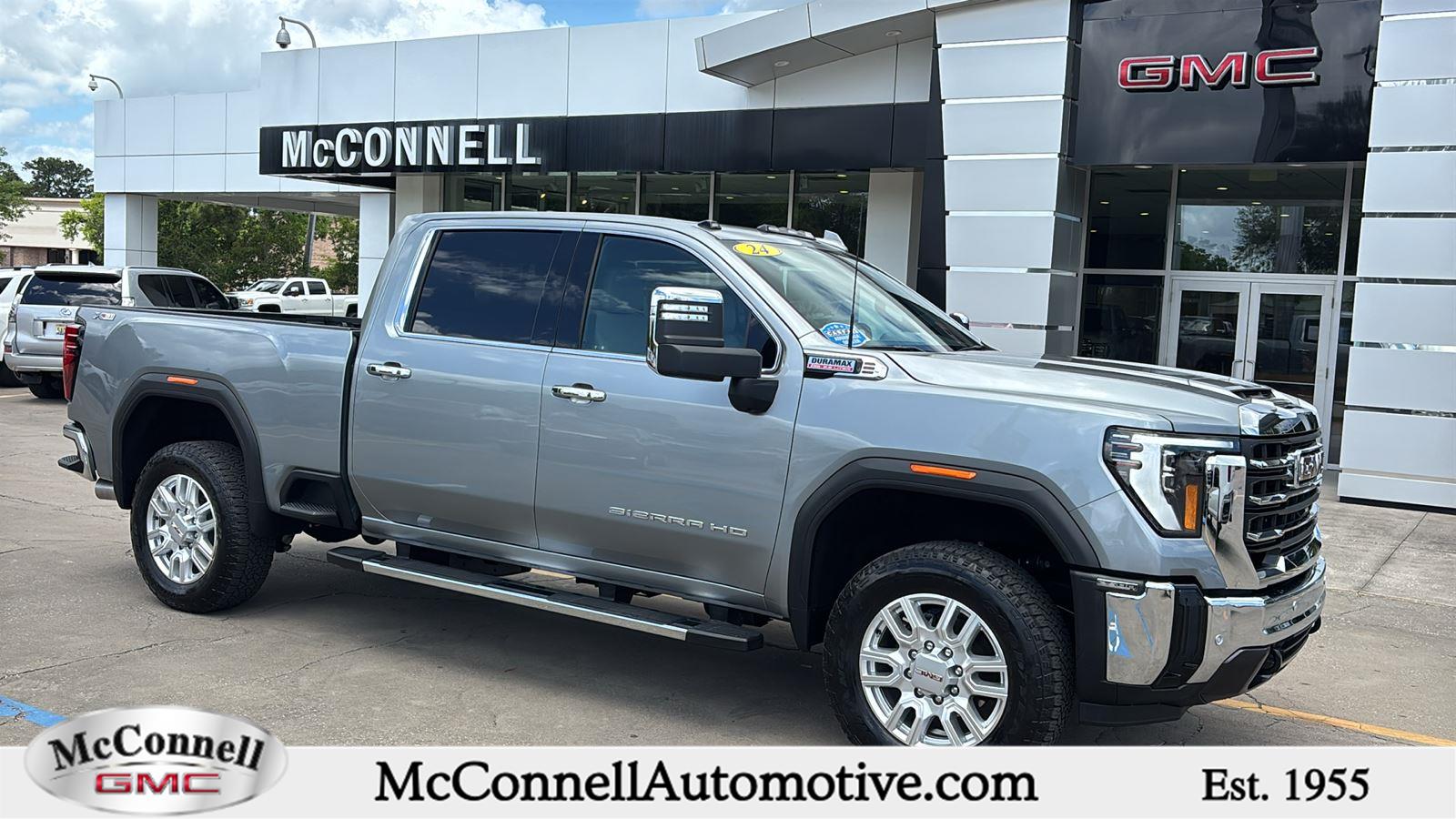 Sterling Metallic 2024 GMC Sierra 2500HD SLT Crew Cab 4WD Pickup Truck Four-Wheel Drive Automatic