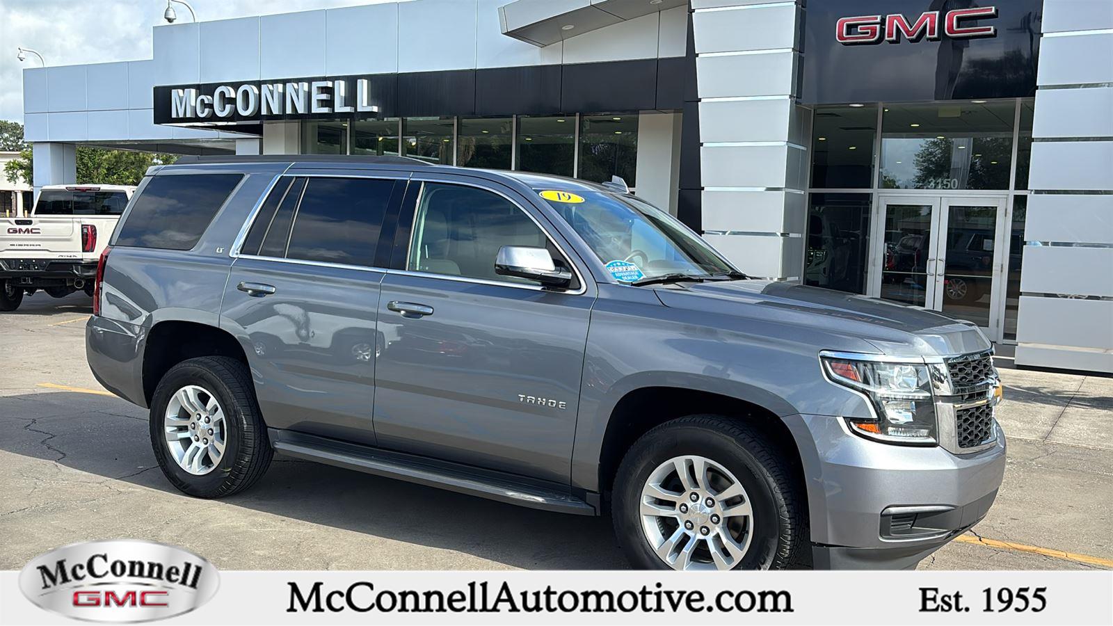 Gray (Satin Steel Metallic) 2019 Chevrolet Tahoe LT RWD SUV / Crossover 4X2 6-Speed Automatic