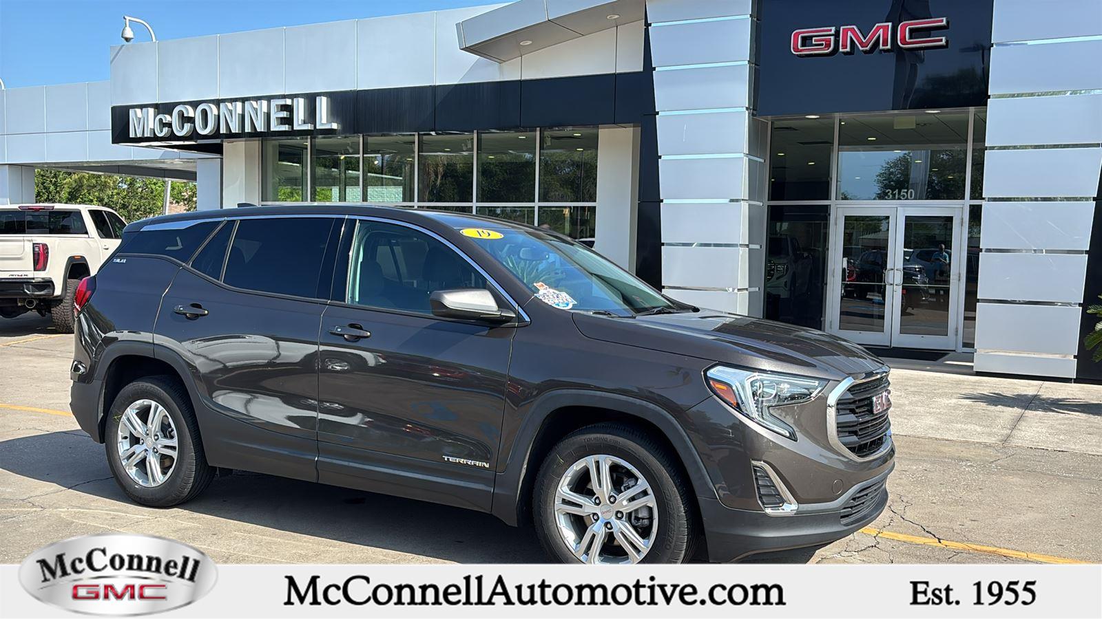 Smokey Quartz Metallic 2019 GMC Terrain SLE SUV / Crossover Front-Wheel Drive 9-Speed Automatic Overdrive